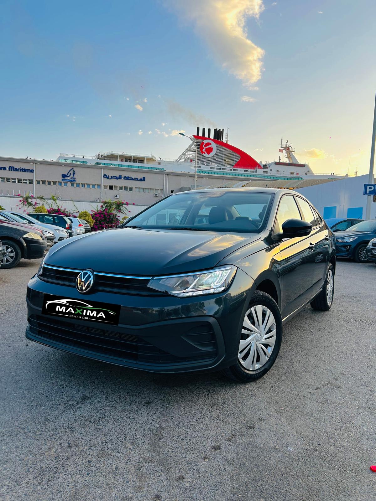 Volkswagen Virtus en location chez Maxima Rent Car Tunis