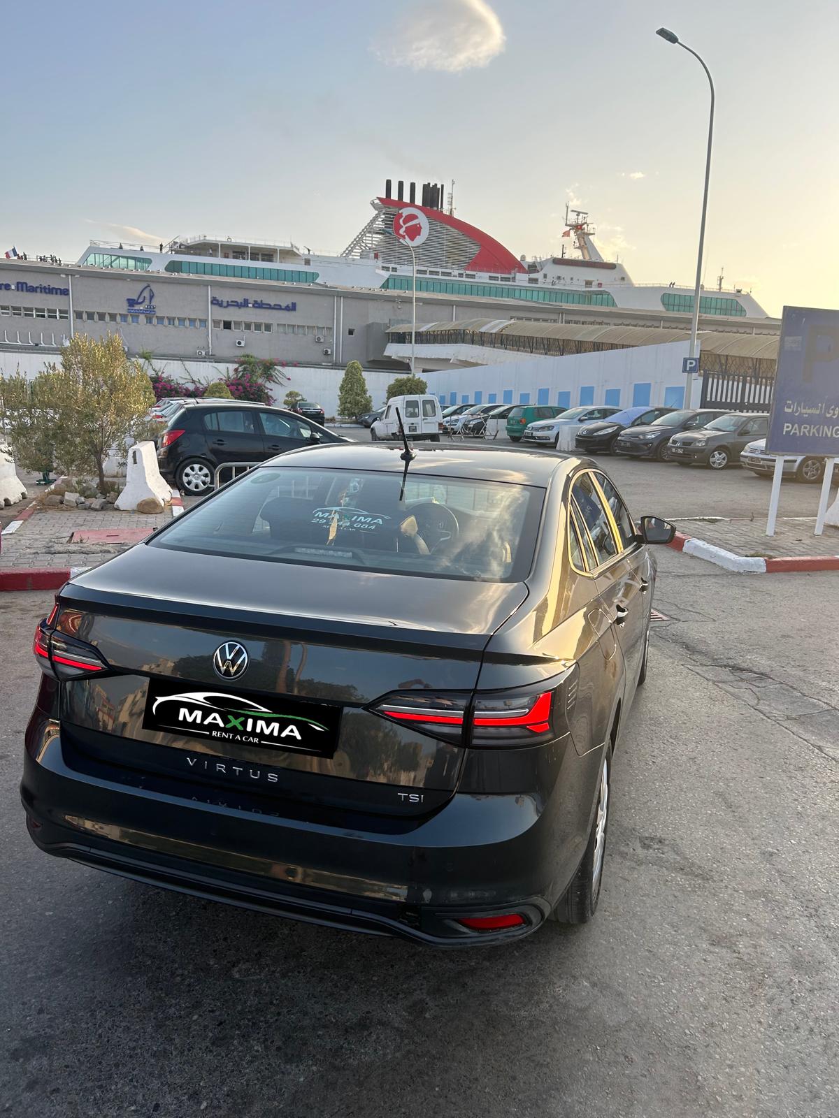 Volkswagen Virtus en location chez Maxima Rent Car Tunis